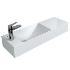 РАКОВИНА ПОДВЕСНАЯ FANCY MARBLE TRILL 800 R/L, БЕЛАЯ